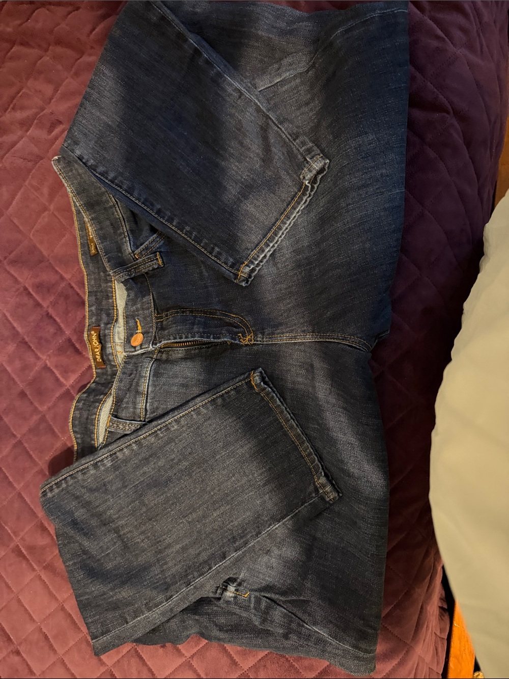 Dear John Skinny Jeans Dark Wash Blue Womens 18W Denim Stretch Casual Classic